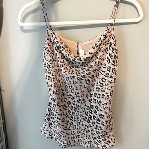 ASTR The Label Cowl Neck Tank Top.